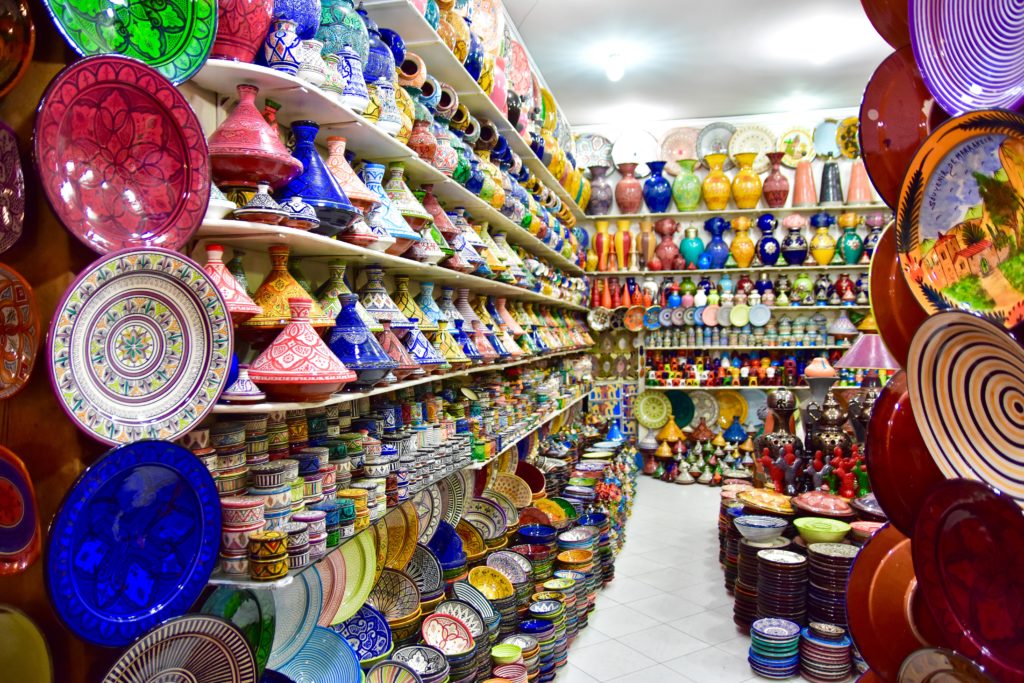 Morocco Souk guide - The ceramic and Potters souk in Marrakech.