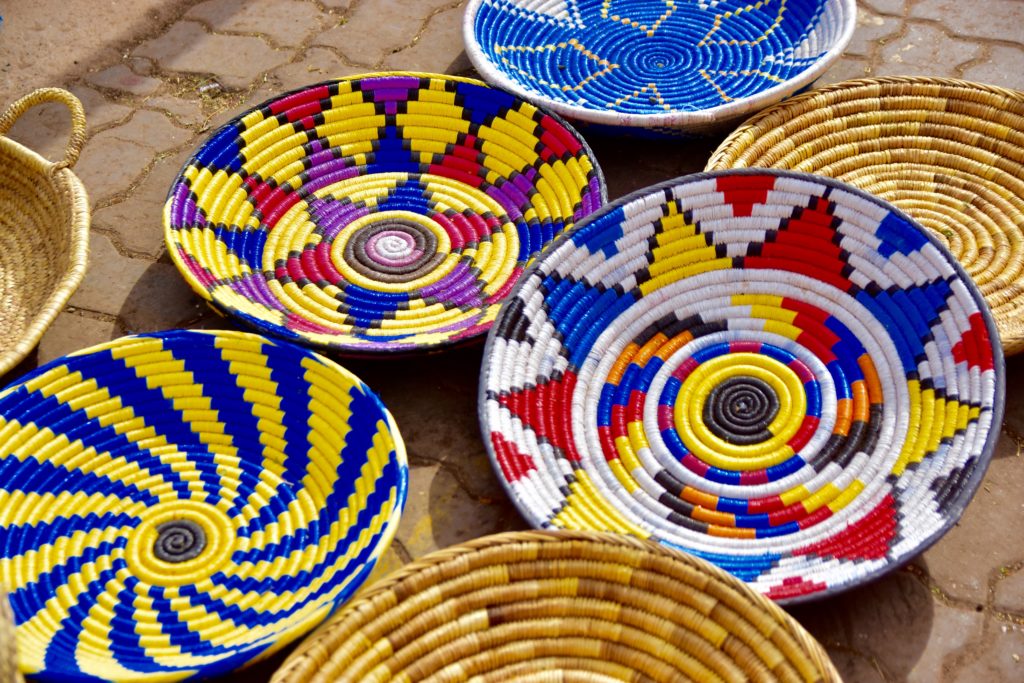Morocco Souk guide - Marrakech's souks have a wide variety of Handwoven African Baskets
