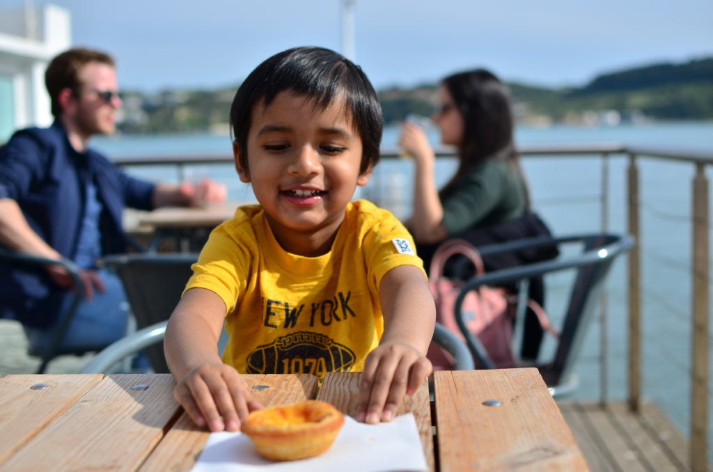 Portugal with kids - pastes de nata is loved by children