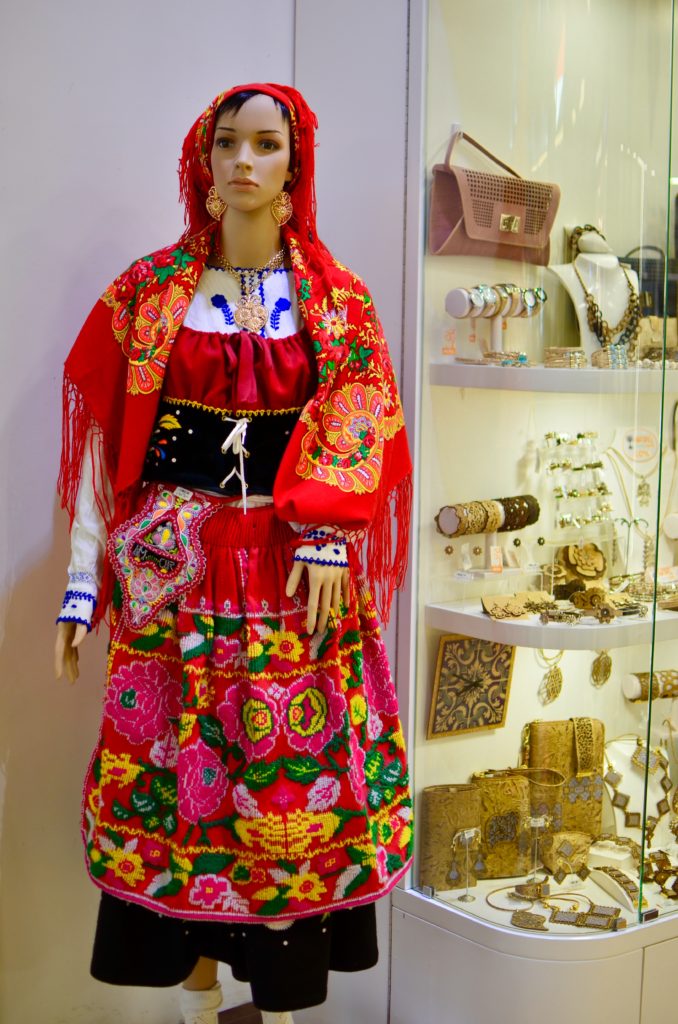 authentic culture in Lisbon, Portugal - traditional costume & jewelry