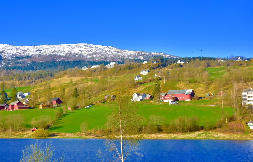 beautiful scenic village in norway-Voss