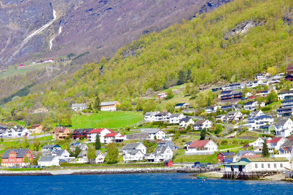 most beautiful place in norway - village by fjords