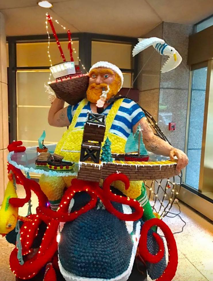 Free Gingerbread house at Sheraton, Seattle.